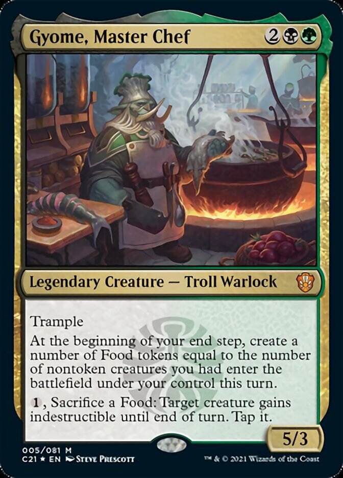 Gyome, Master Chef [Commander 2021] | Jomio and Rueliete's Cards and Comics