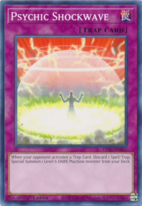 Psychic Shockwave [LED7-EN045] Common | Jomio and Rueliete's Cards and Comics