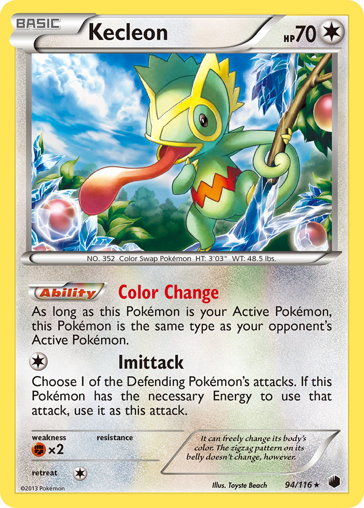 Kecleon (94/116) [Black & White: Plasma Freeze] | Jomio and Rueliete's Cards and Comics