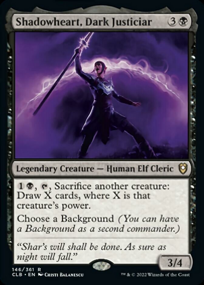 Shadowheart, Dark Justiciar [Commander Legends: Battle for Baldur's Gate] | Jomio and Rueliete's Cards and Comics