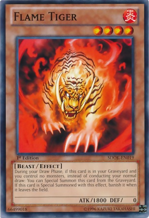 Flame Tiger [SDOK-EN019] Common | Jomio and Rueliete's Cards and Comics