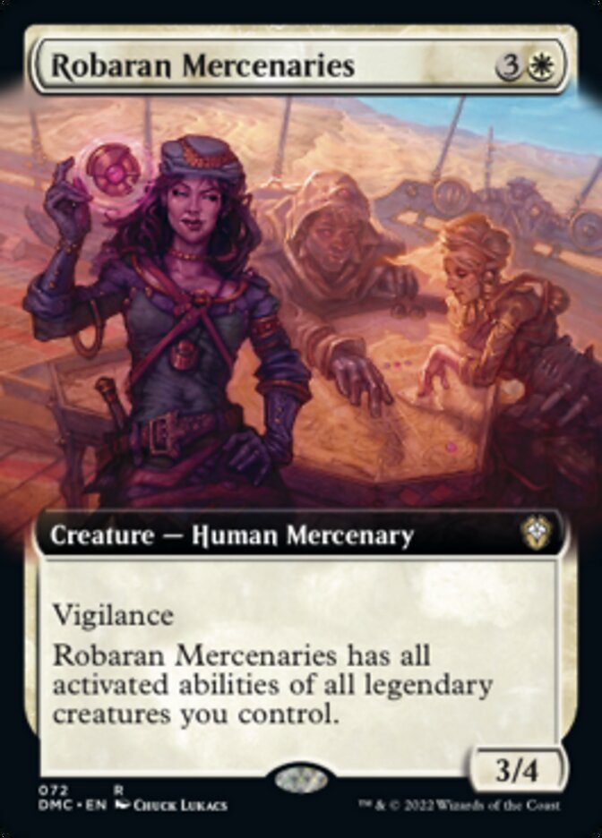 Robaran Mercenaries (Extended Art) [Dominaria United Commander] | Jomio and Rueliete's Cards and Comics