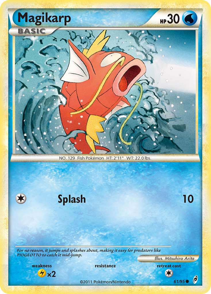 Magikarp (61/95) [HeartGold & SoulSilver: Call of Legends] | Jomio and Rueliete's Cards and Comics
