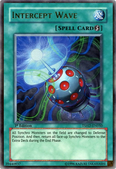 Intercept Wave [TSHD-EN050] Ultra Rare | Jomio and Rueliete's Cards and Comics
