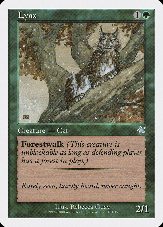 Lynx [Starter 1999] | Jomio and Rueliete's Cards and Comics