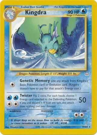 Kingdra (19/64) [Neo Revelation Unlimited] | Jomio and Rueliete's Cards and Comics