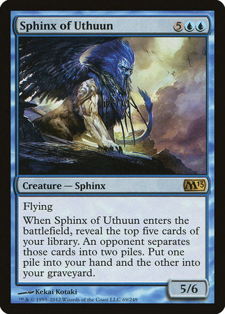 Sphinx of Uthuun [Magic 2013] | Jomio and Rueliete's Cards and Comics