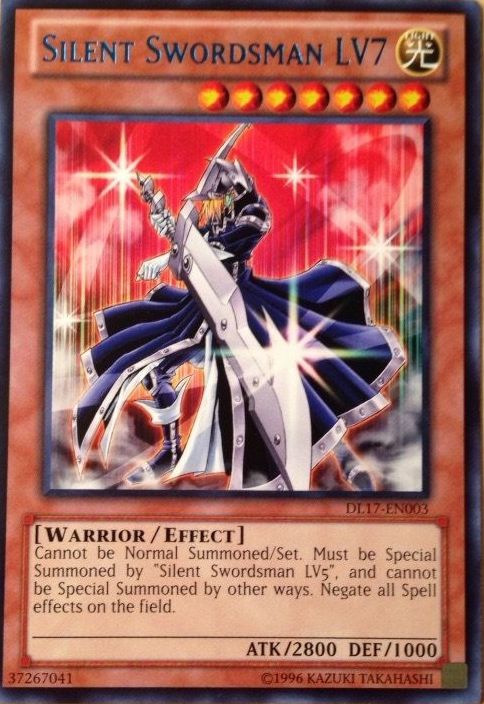Silent Swordsman LV7 (Blue) [DL17-EN003] Rare | Jomio and Rueliete's Cards and Comics