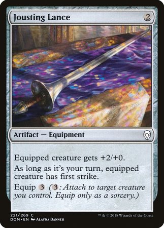 Jousting Lance [Dominaria] | Jomio and Rueliete's Cards and Comics