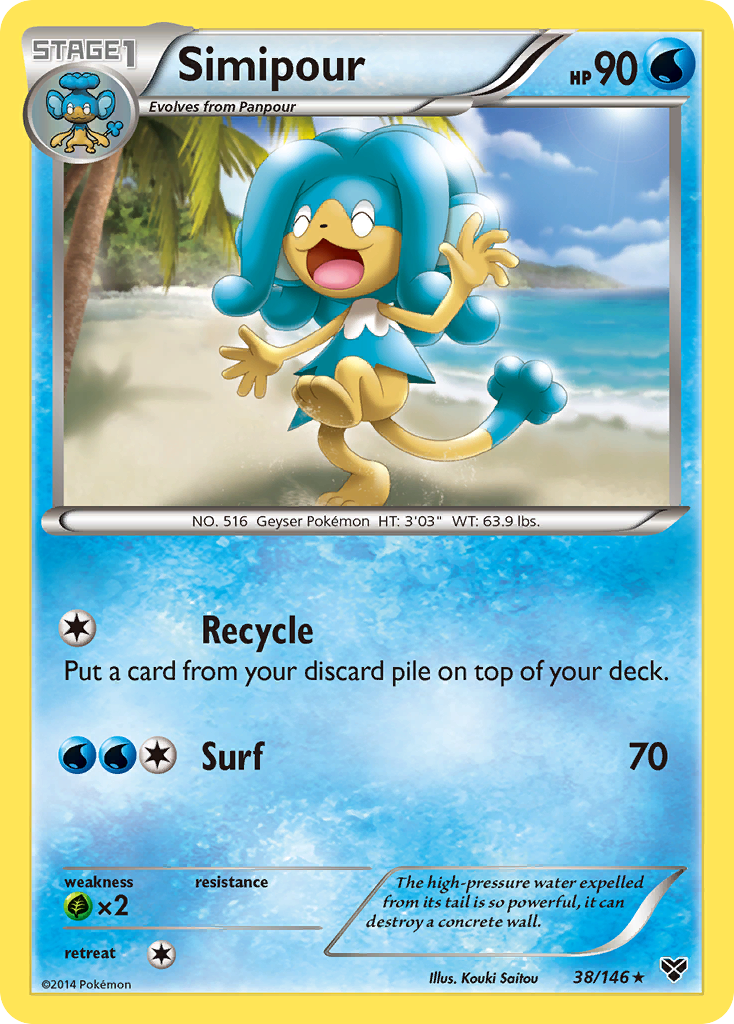 Simipour (38/146) [XY: Base Set] | Jomio and Rueliete's Cards and Comics