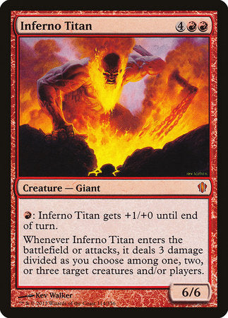 Inferno Titan [Commander 2013] | Jomio and Rueliete's Cards and Comics