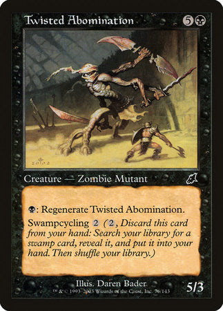 Twisted Abomination [Scourge] | Jomio and Rueliete's Cards and Comics