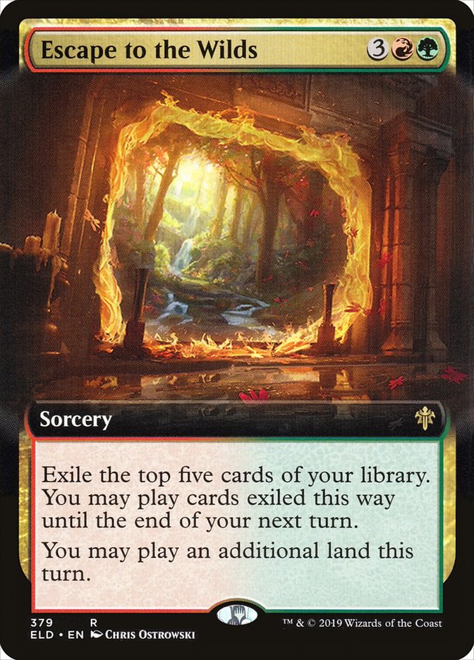 Escape to the Wilds (Extended Art) [Throne of Eldraine] | Jomio and Rueliete's Cards and Comics
