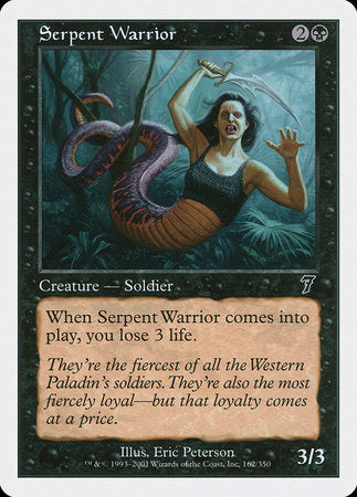 Serpent Warrior [Seventh Edition] | Jomio and Rueliete's Cards and Comics