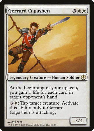 Gerrard Capashen [Duel Decks: Phyrexia vs. the Coalition] | Jomio and Rueliete's Cards and Comics