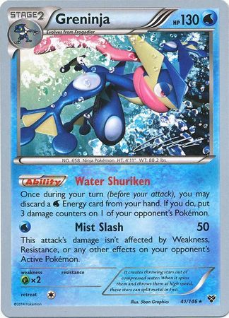 Greninja (41/146) (Ninja Blitz - Cody Walinski) [World Championships 2016] | Jomio and Rueliete's Cards and Comics