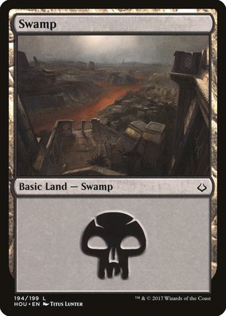 Swamp (194) [Hour of Devastation] | Jomio and Rueliete's Cards and Comics