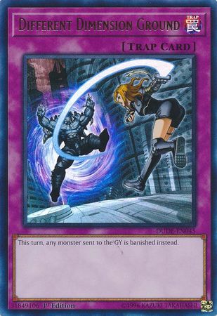 Different Dimension Ground [DUDE-EN045] Ultra Rare | Jomio and Rueliete's Cards and Comics