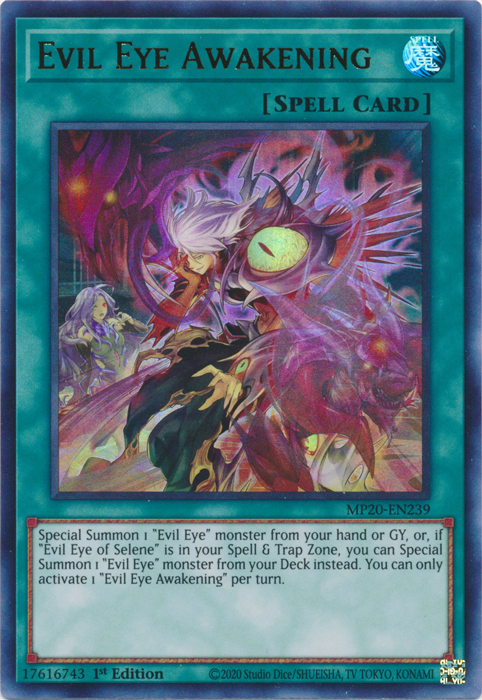 Evil Eye Awakening [MP20-EN239] Ultra Rare | Jomio and Rueliete's Cards and Comics