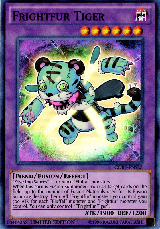 Frightfur Tiger [CORE-ENSE2] Super Rare | Jomio and Rueliete's Cards and Comics