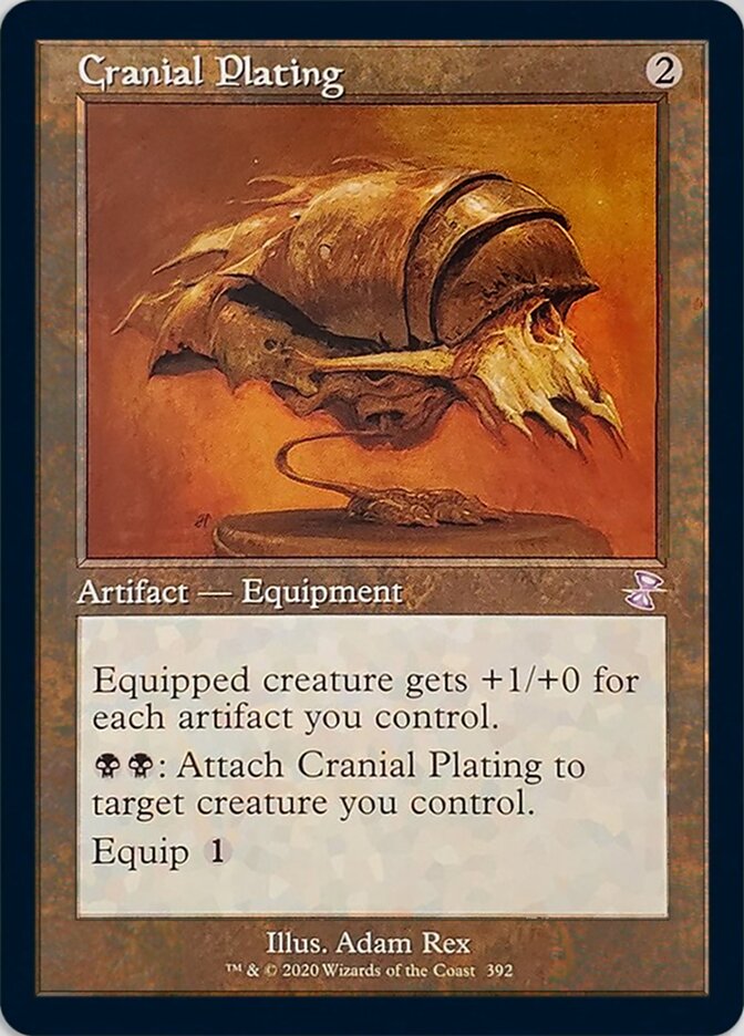 Cranial Plating (Timeshifted) [Time Spiral Remastered] | Jomio and Rueliete's Cards and Comics