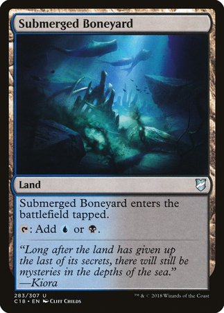 Submerged Boneyard [Commander 2018] | Jomio and Rueliete's Cards and Comics