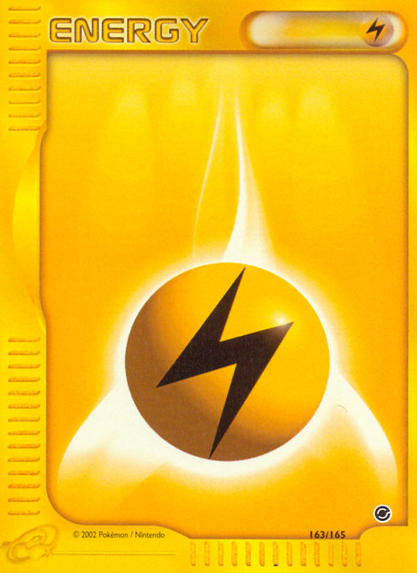 Lightning Energy (163/165) [Expedition: Base Set] | Jomio and Rueliete's Cards and Comics