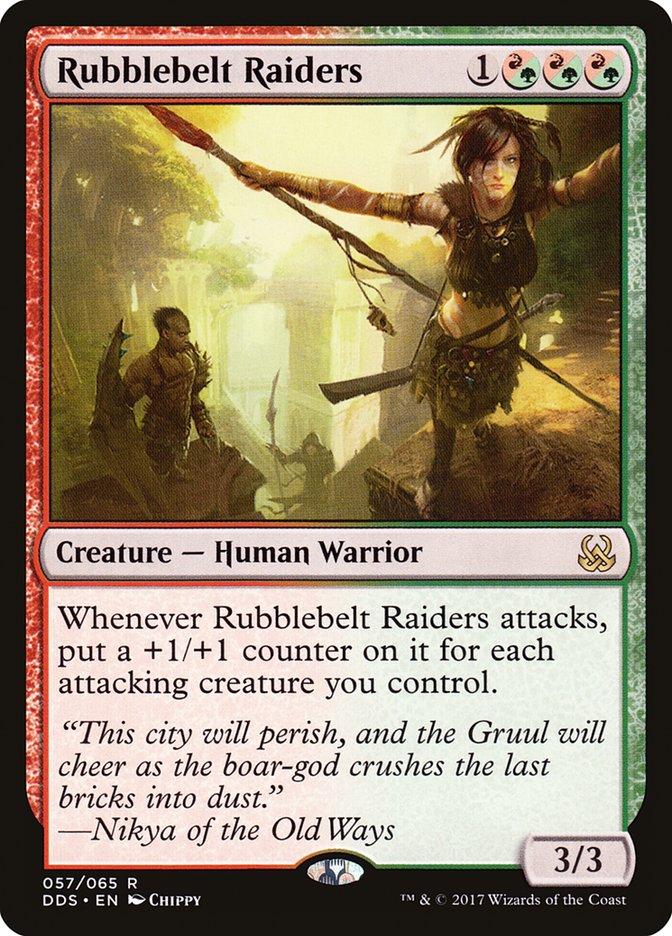 Rubblebelt Raiders [Duel Decks: Mind vs. Might] | Jomio and Rueliete's Cards and Comics
