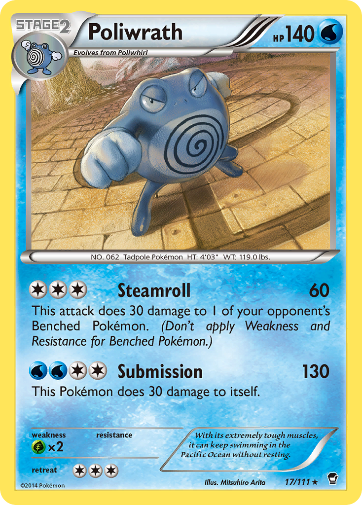 Poliwrath (17/111) [XY: Furious Fists] | Jomio and Rueliete's Cards and Comics