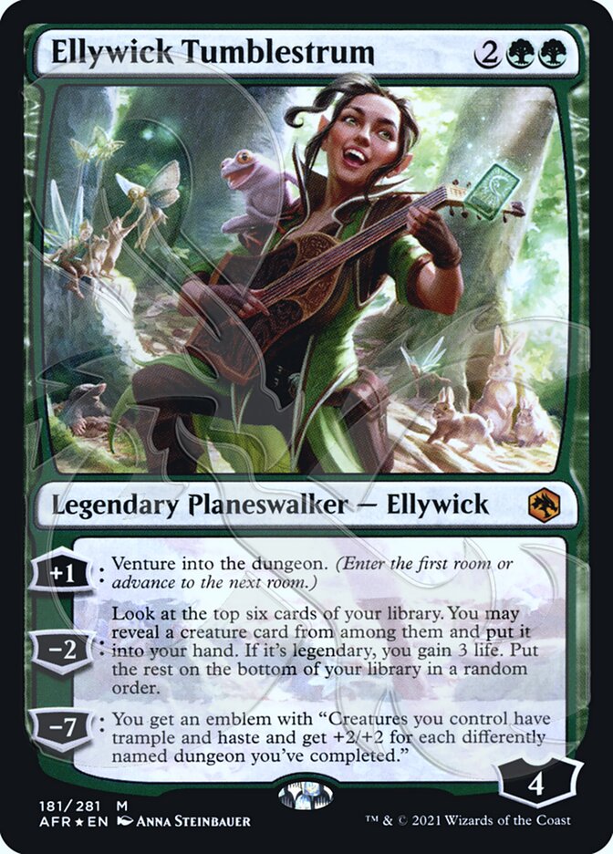 Ellywick Tumblestrum (Ampersand Promo) [Dungeons & Dragons: Adventures in the Forgotten Realms Promos] | Jomio and Rueliete's Cards and Comics
