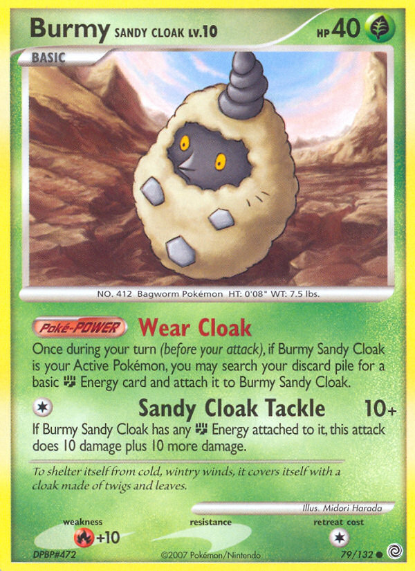 Burmy Sandy Cloak (79/132) [Diamond & Pearl: Secret Wonders] | Jomio and Rueliete's Cards and Comics