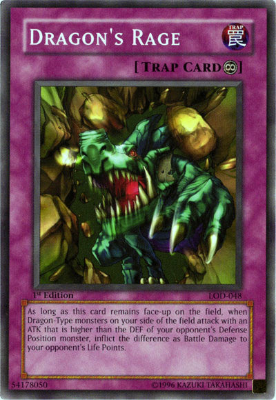 Dragon's Rage [LOD-048] Common | Jomio and Rueliete's Cards and Comics