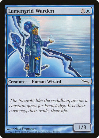 Lumengrid Warden [Mirrodin] | Jomio and Rueliete's Cards and Comics