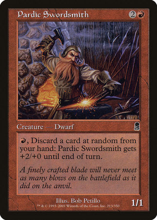 Pardic Swordsmith [Odyssey] | Jomio and Rueliete's Cards and Comics