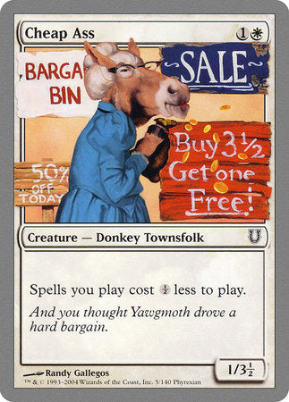 Cheap Ass [Unhinged] | Jomio and Rueliete's Cards and Comics