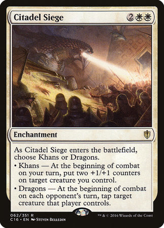 Citadel Siege [Commander 2016] | Jomio and Rueliete's Cards and Comics