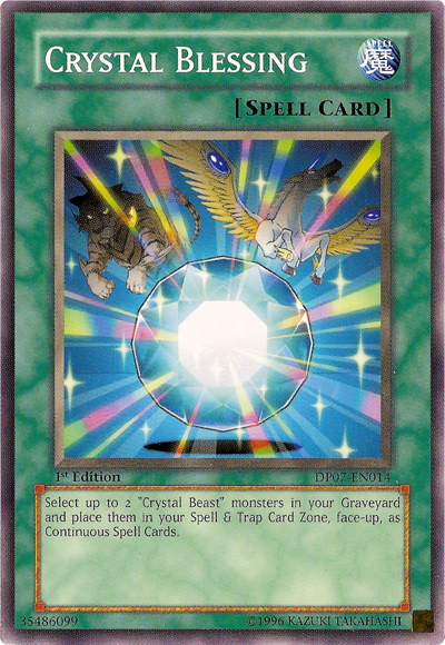 Crystal Blessing [DP07-EN014] Common | Jomio and Rueliete's Cards and Comics