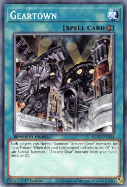 Geartown [SGX1-END14] Common | Jomio and Rueliete's Cards and Comics