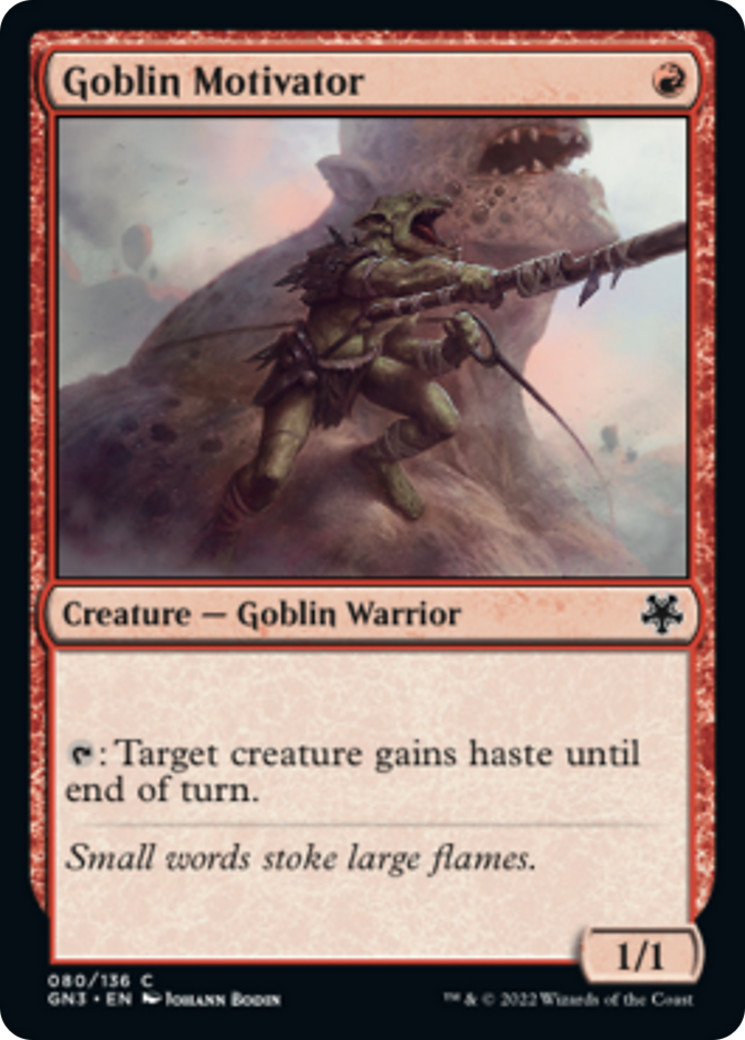 Goblin Motivator [Game Night: Free-for-All] | Jomio and Rueliete's Cards and Comics