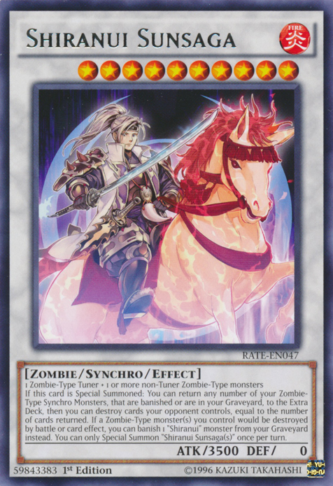 Shiranui Sunsaga [RATE-EN047] Rare | Jomio and Rueliete's Cards and Comics