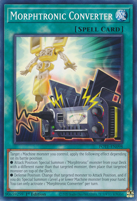 Morphtronic Converter [POTE-EN098] Common | Jomio and Rueliete's Cards and Comics
