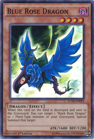 Blue Rose Dragon [LC5D-EN093] Super Rare | Jomio and Rueliete's Cards and Comics