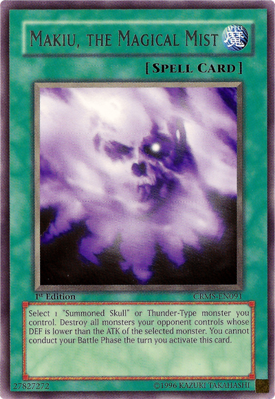 Makiu, the Magical Mist [CRMS-EN091] Rare | Jomio and Rueliete's Cards and Comics