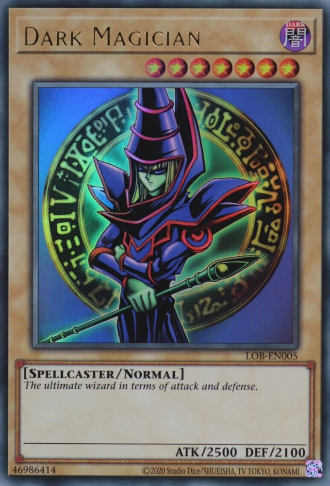 Dark Magician (25th Anniversary) [LOB-EN005] Ultra Rare | Jomio and Rueliete's Cards and Comics