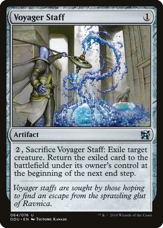 Voyager Staff [Duel Decks: Elves vs. Inventors] | Jomio and Rueliete's Cards and Comics