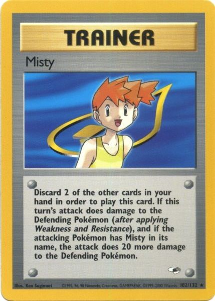 Misty (102/132) [Gym Heroes Unlimited] | Jomio and Rueliete's Cards and Comics
