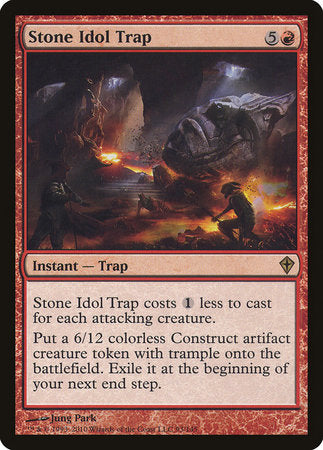 Stone Idol Trap [Worldwake] | Jomio and Rueliete's Cards and Comics