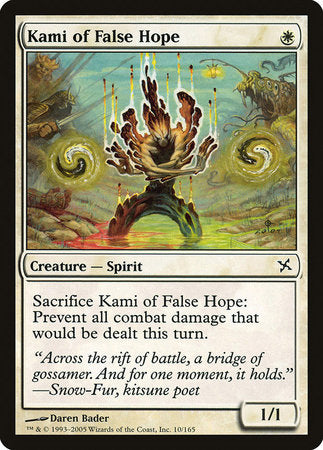Kami of False Hope [Betrayers of Kamigawa] | Jomio and Rueliete's Cards and Comics