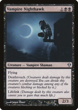 Vampire Nighthawk [Zendikar] | Jomio and Rueliete's Cards and Comics