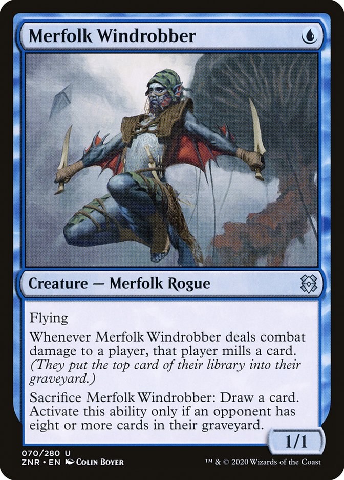 Merfolk Windrobber [Zendikar Rising] | Jomio and Rueliete's Cards and Comics